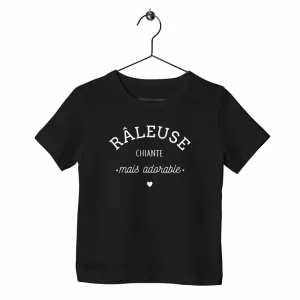 T-shirt enfant Râleuse chiante mais adorable