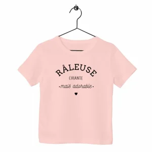 T-shirt enfant Râleuse chiante mais adorable