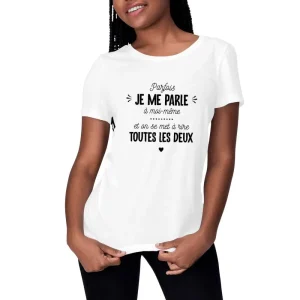 T-shirt femme - Je me parle à moi-même