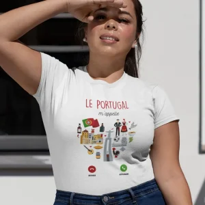 T-shirt femme Le Portugal m'appelle
