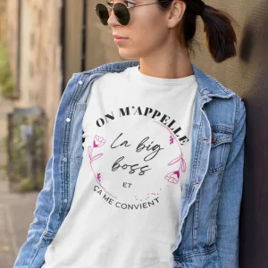T-shirt femme On m'appelle la big boss