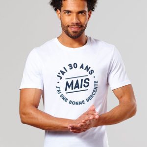 t shirt personnalisé homme