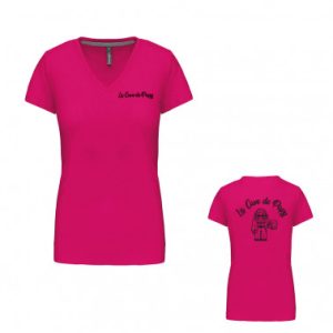 t shirt rose femme