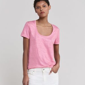 t shirt rose femme
