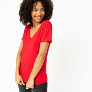 t shirt rouge femme