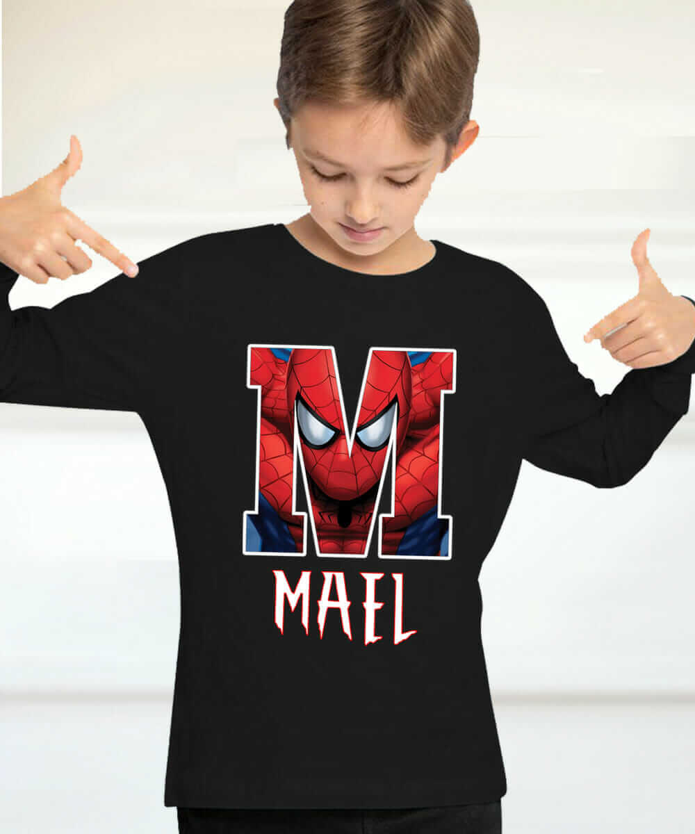 t shirt spiderman