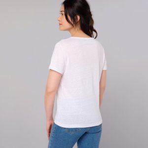 tee shirt femme blanc