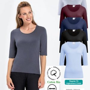 tee shirt femme coton