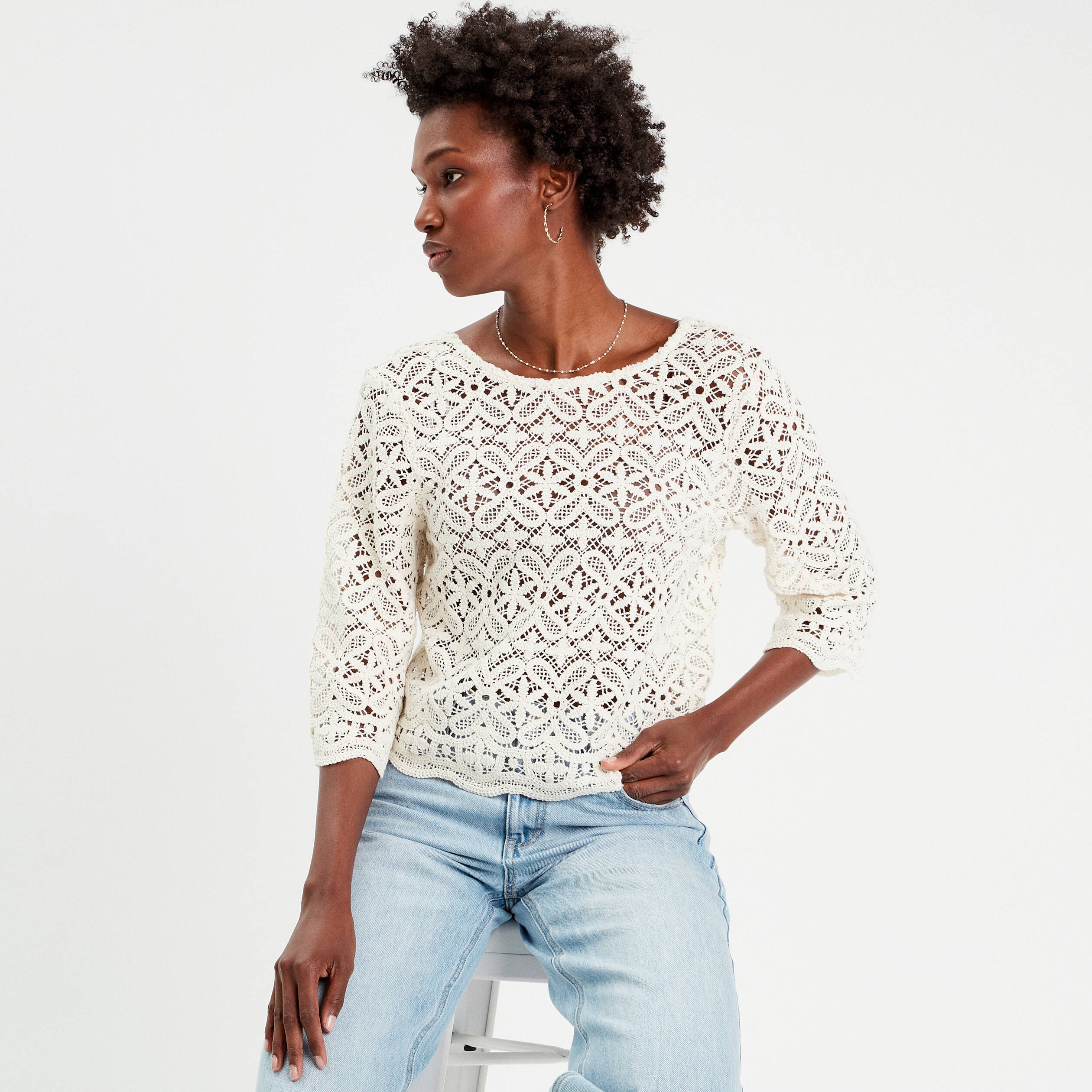 tee shirt femme manche 3 4